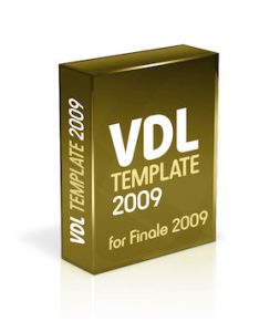 Finale<br>VDL Template 2009