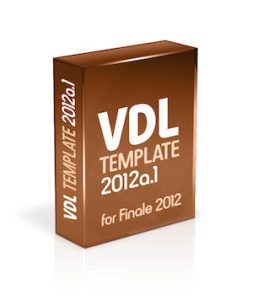 Finale<br>VDL Template 2012